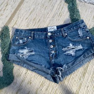 One teaspoon shorts size 30 .